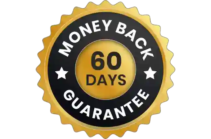 Gut Drops 60-day money-back guarantee seal