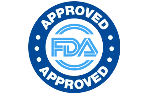 FDA-registered facility badge